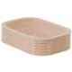 Bagasse 1000 ml take away box PET lid
